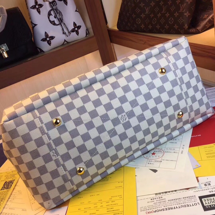 Louis Vuitton Artsy MM M44869 White/Brown-6