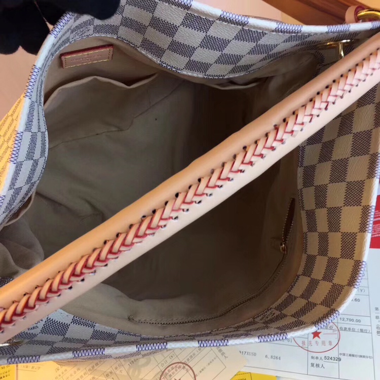 Louis Vuitton Artsy MM M44869 White/Brown-7