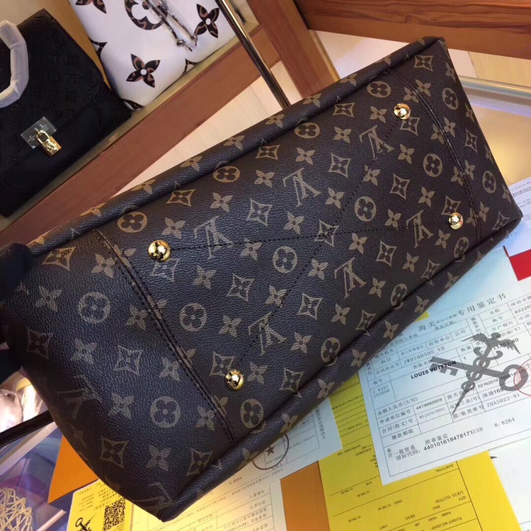 Louis Vuitton Artsy MM M44869 White/Brown-11
