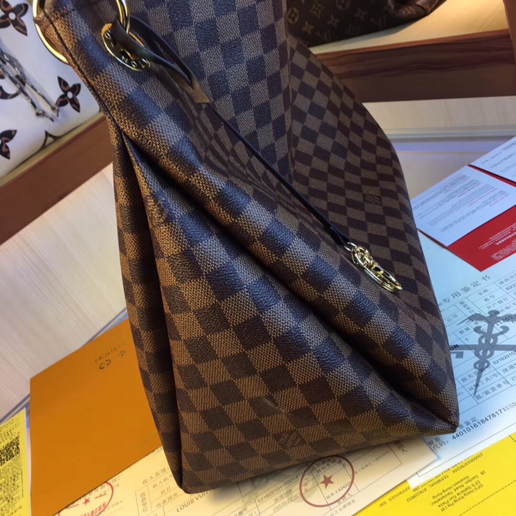 Louis Vuitton Artsy MM M44869 White/Brown-14