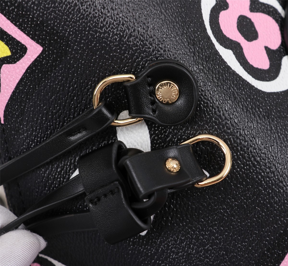Louis Vuitton AAA-NEVERFULL MM BOGA DE TOTE NEGRO/NEGRO-4