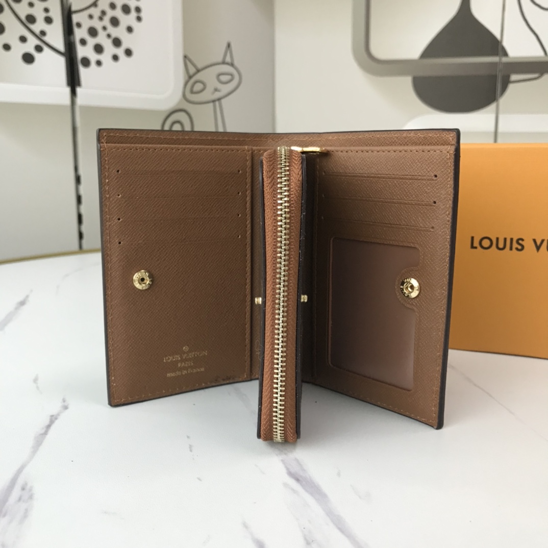 billetera Louis Vuitton con compartimento postal M86366-17