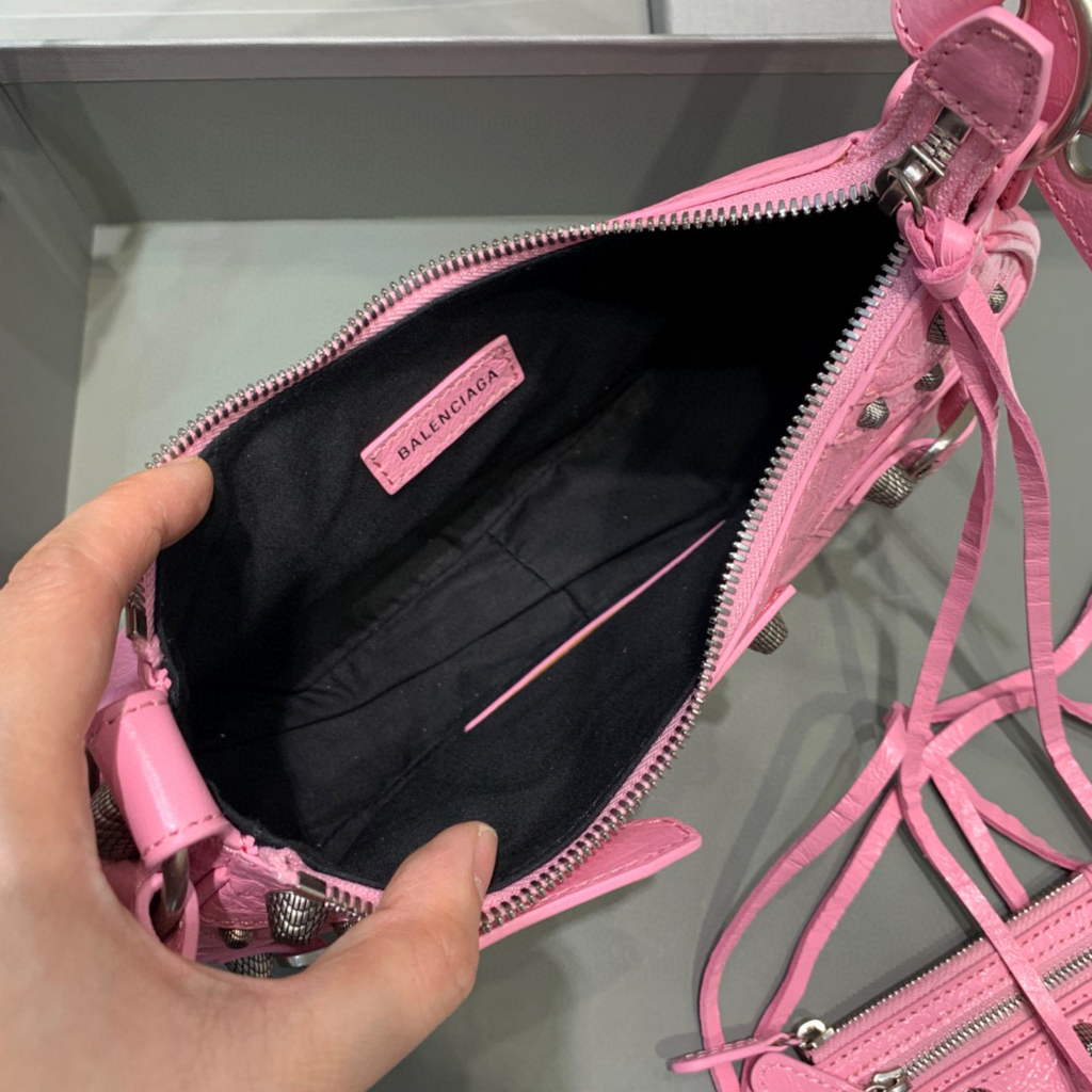 Balenciaga 700940210 Bolso Neo Cagole XS de mujer en Pink Arena Lambbskin-4