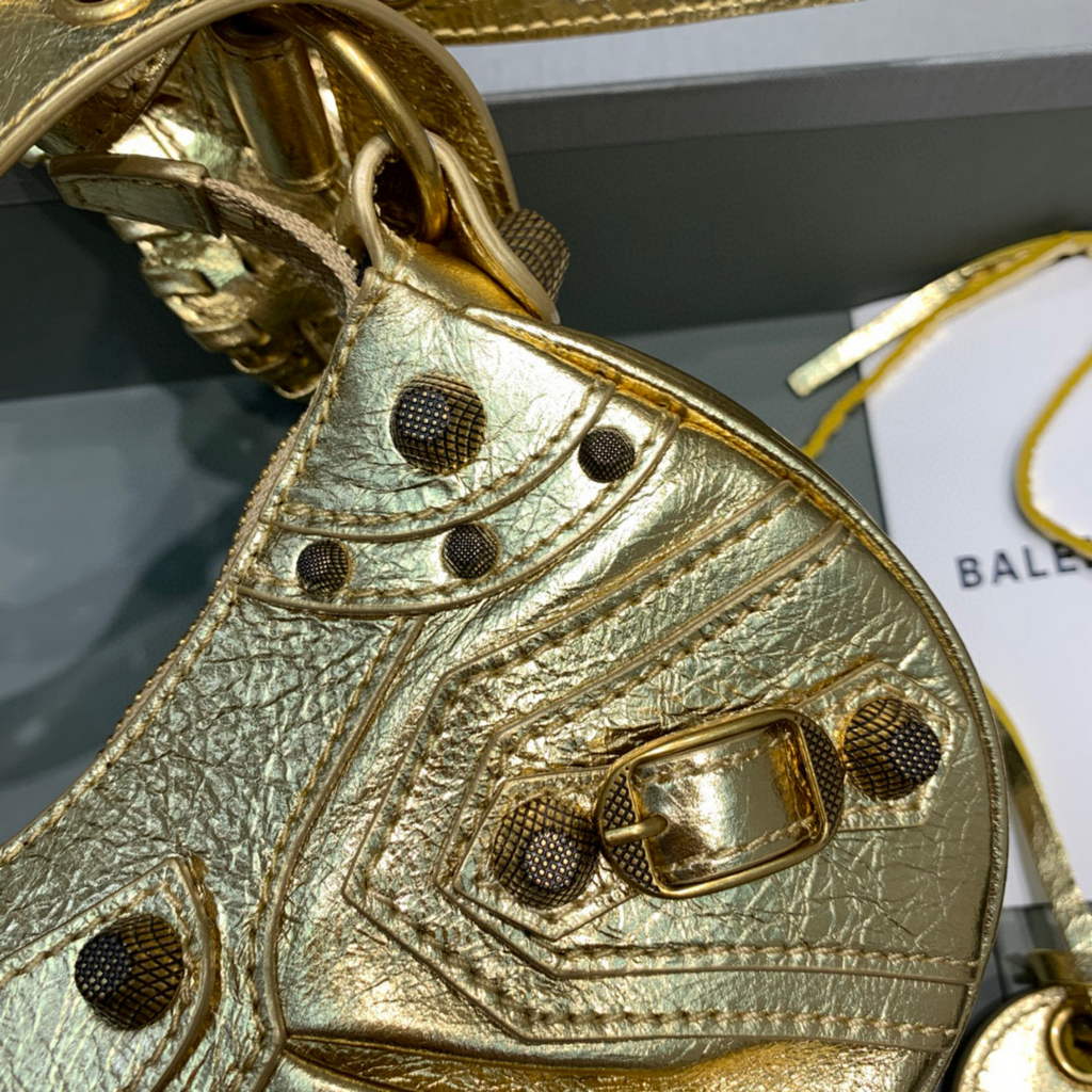 Balenciaga 700940210 NEO CAGOLE DE MUJER CAGOLE XS EN GOLD ARENA CAMBISTA-3