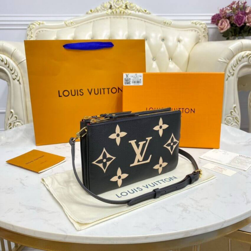 Louis Vuitton Bicolor Double Zip Pochette M80787-3