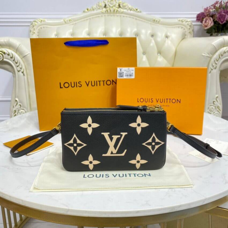 Louis Vuitton Bicolor Double Zip Pochette M80787-4