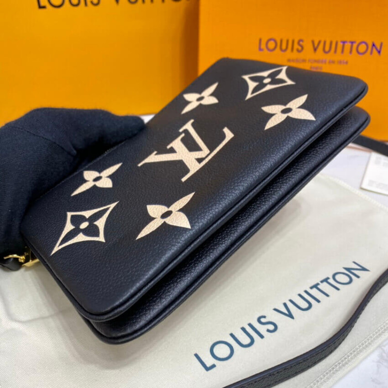 Louis Vuitton Bicolor Double Zip Pochette M80787-5