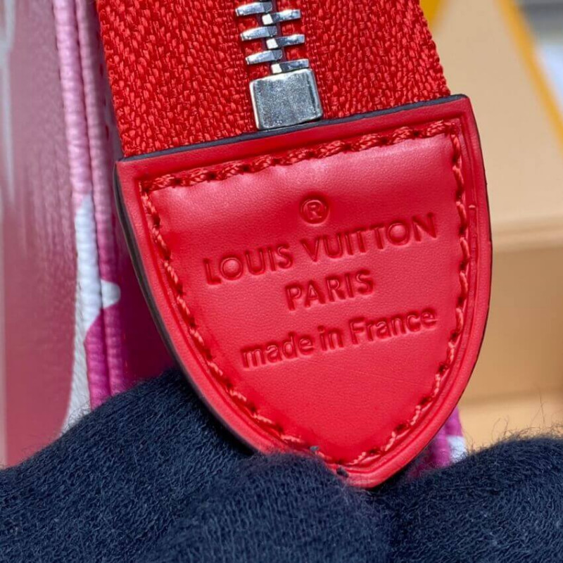 LOUIS VUITTON LV ESCALE TOBO DE TISO 26 M69138 ROJO-8