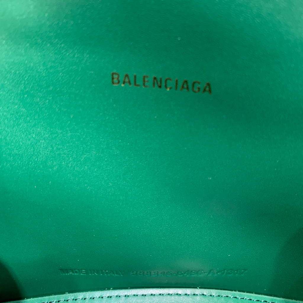 Balenciaga 592833 Bolsa de mango superior XS XS Green oscuro-6