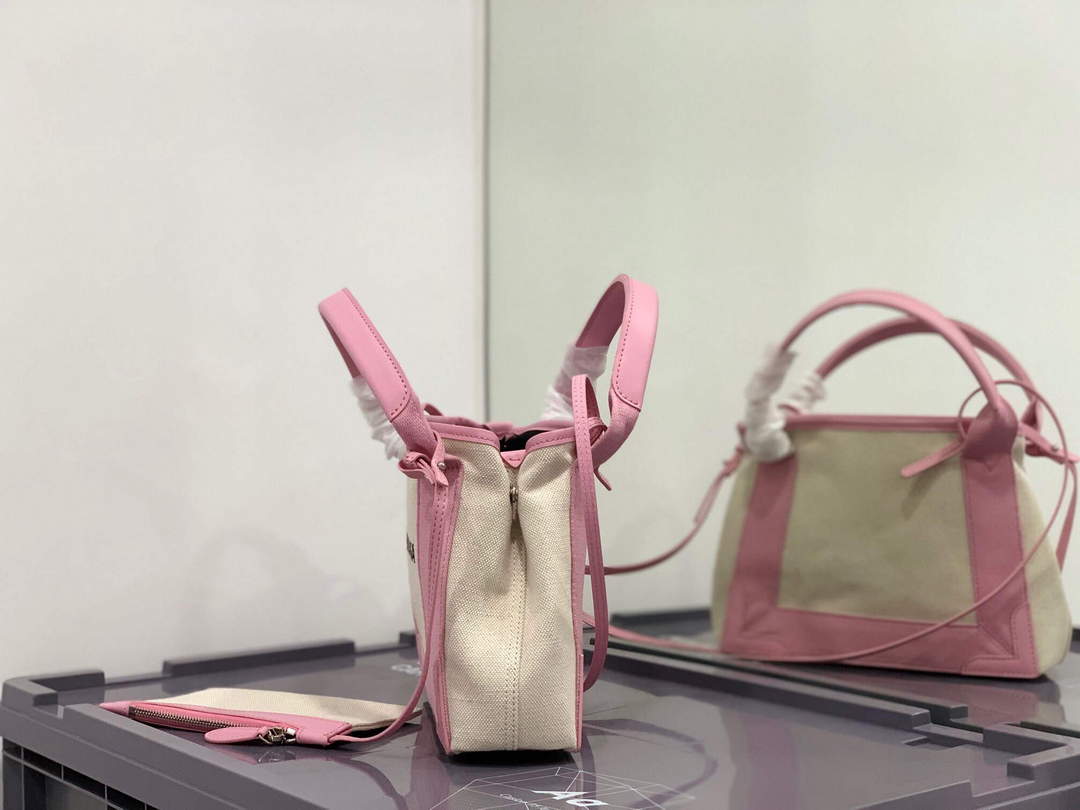 Balenciaga 390346 Marina de mujeres XS Tote Bolsa Pink-1