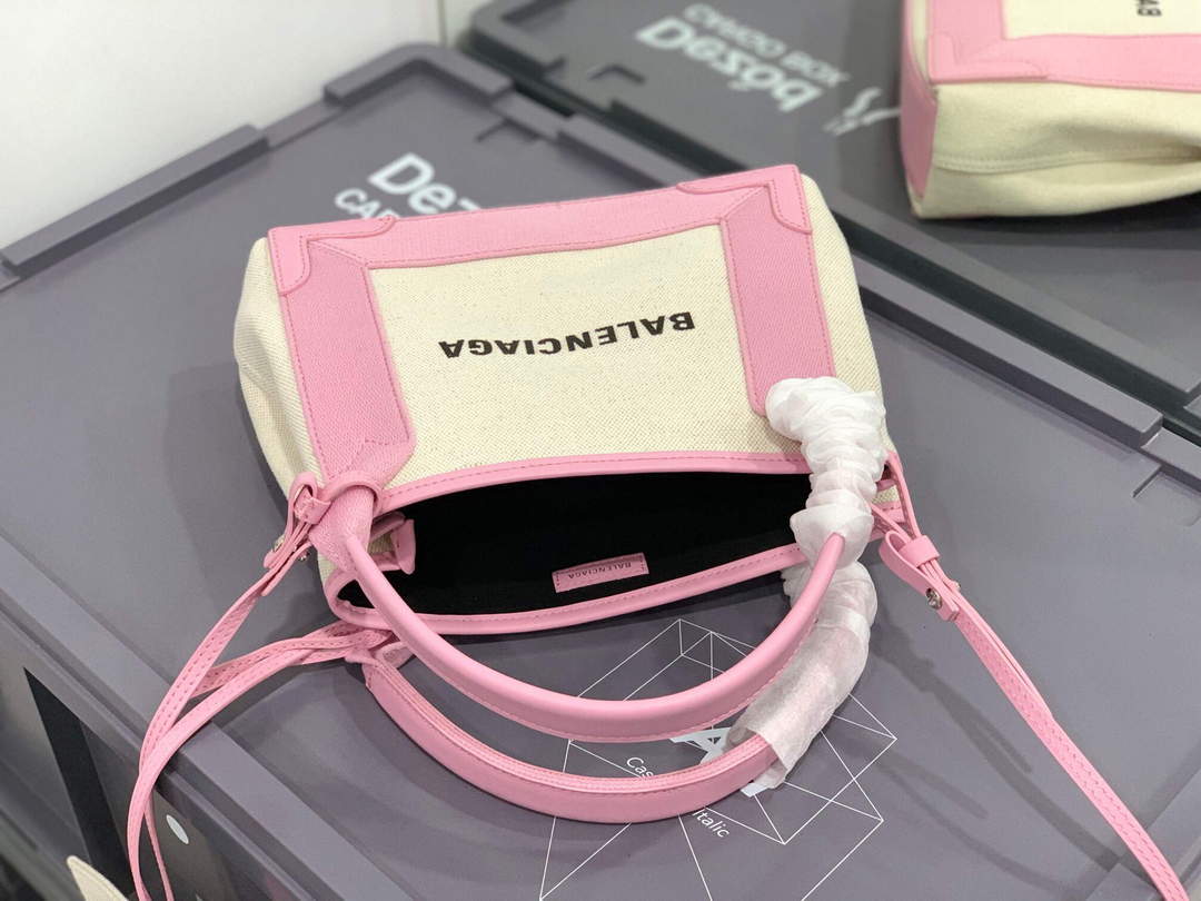 Balenciaga 390346 Marina de mujeres XS Tote Bolsa Pink-3