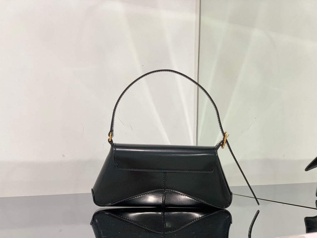BALENCIAGA 695645 Mujeres XX Small Fnap Bolsa Negro-2