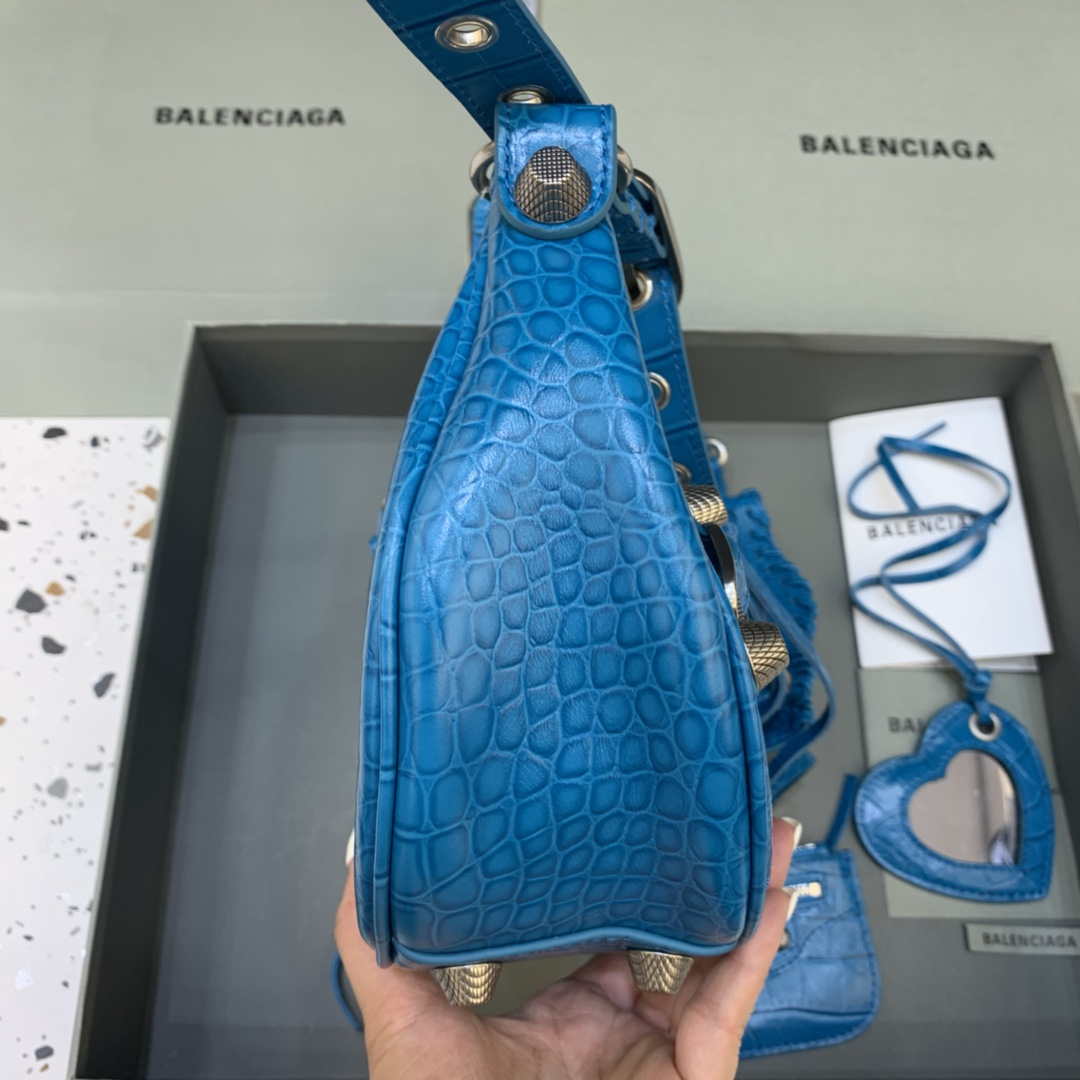 Balenciaga 67130723 LE CAGOLE LE CAGOLE MUJERO CROCODILE EN LA-1