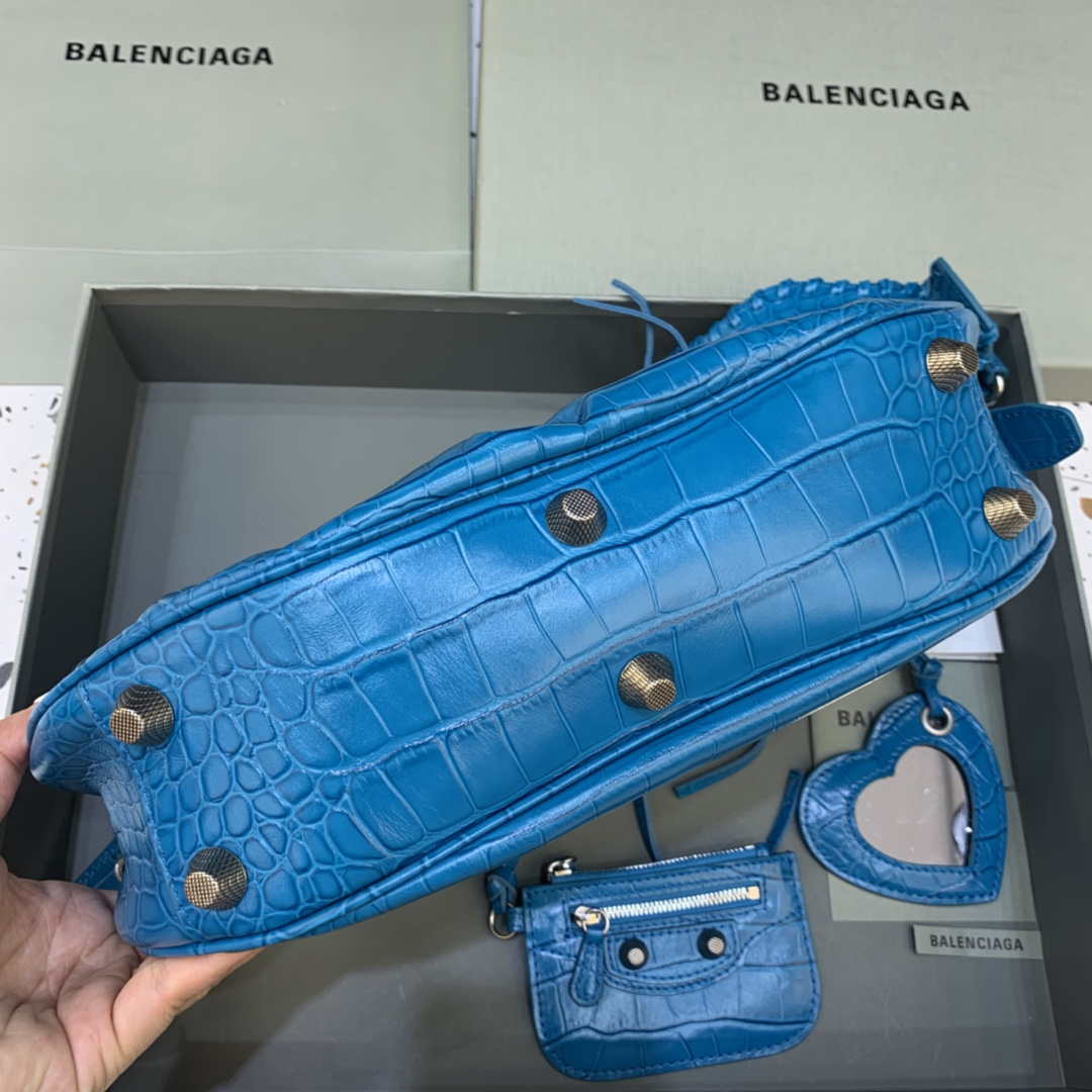 Balenciaga 67130723 LE CAGOLE LE CAGOLE MUJERO CROCODILE EN LA-2