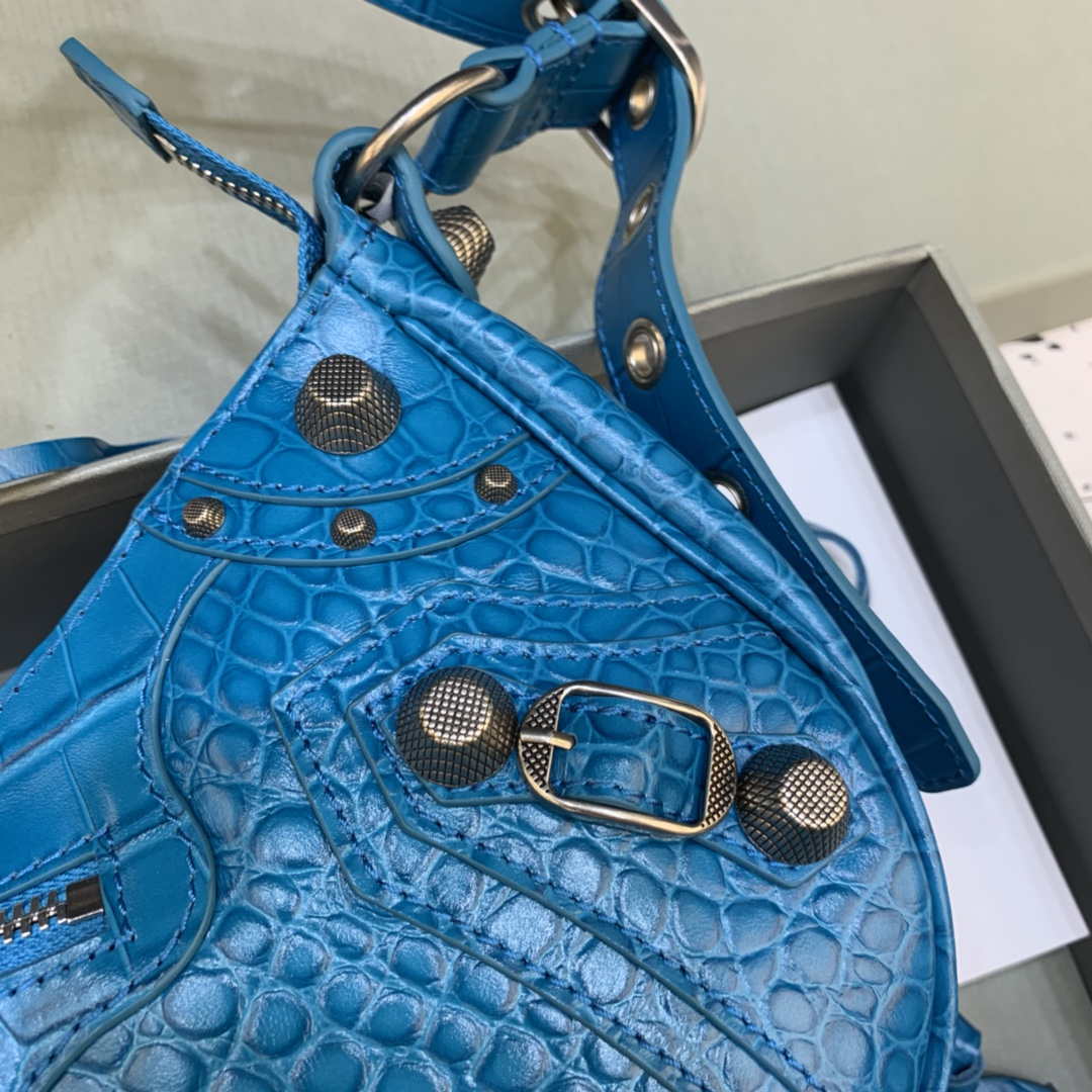 Balenciaga 67130723 LE CAGOLE LE CAGOLE MUJERO CROCODILE EN LA-3