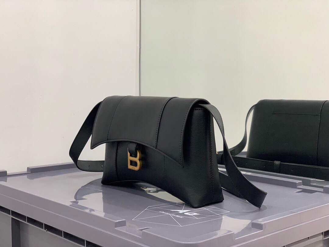 Balenciaga 671355 Bolso de hombro del centro de la ciudad de las mujeres Black-1