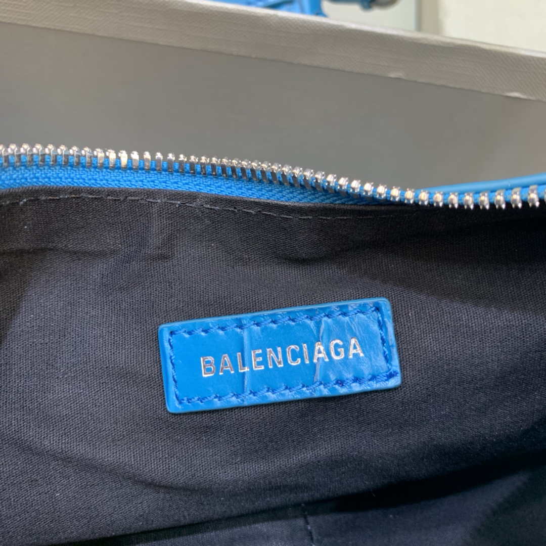 Balenciaga 700940210 NEO CAGOLE CAGOLE DE MUJER CAGOLE XS EN CROCODILE Azul-5