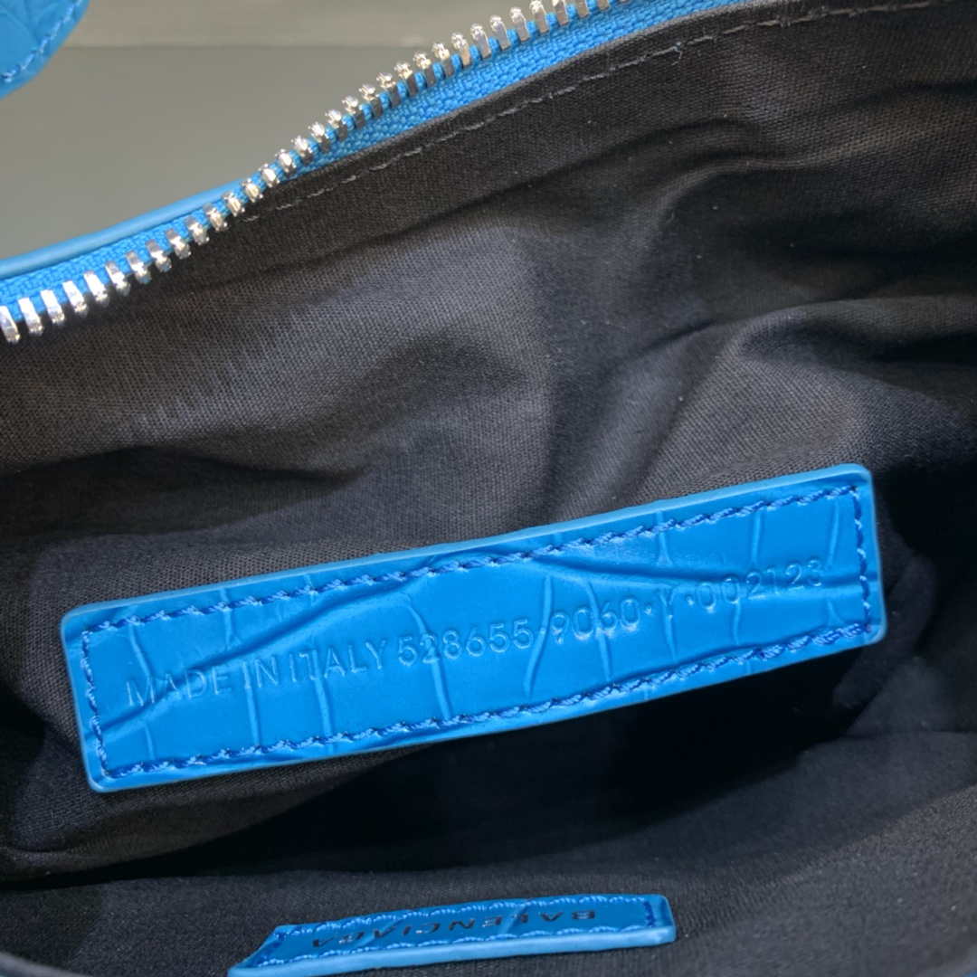 Balenciaga 700940210 NEO CAGOLE CAGOLE DE MUJER CAGOLE XS EN CROCODILE Azul-6