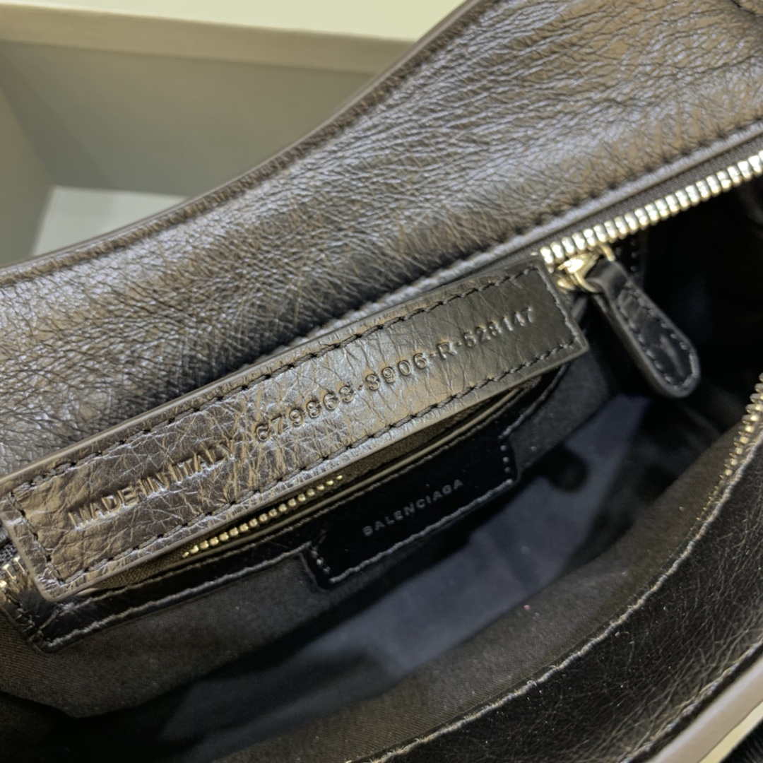 Balenciaga 700940210b Neo Cagole City HandBolsa en Black Arena Lambsker-6
