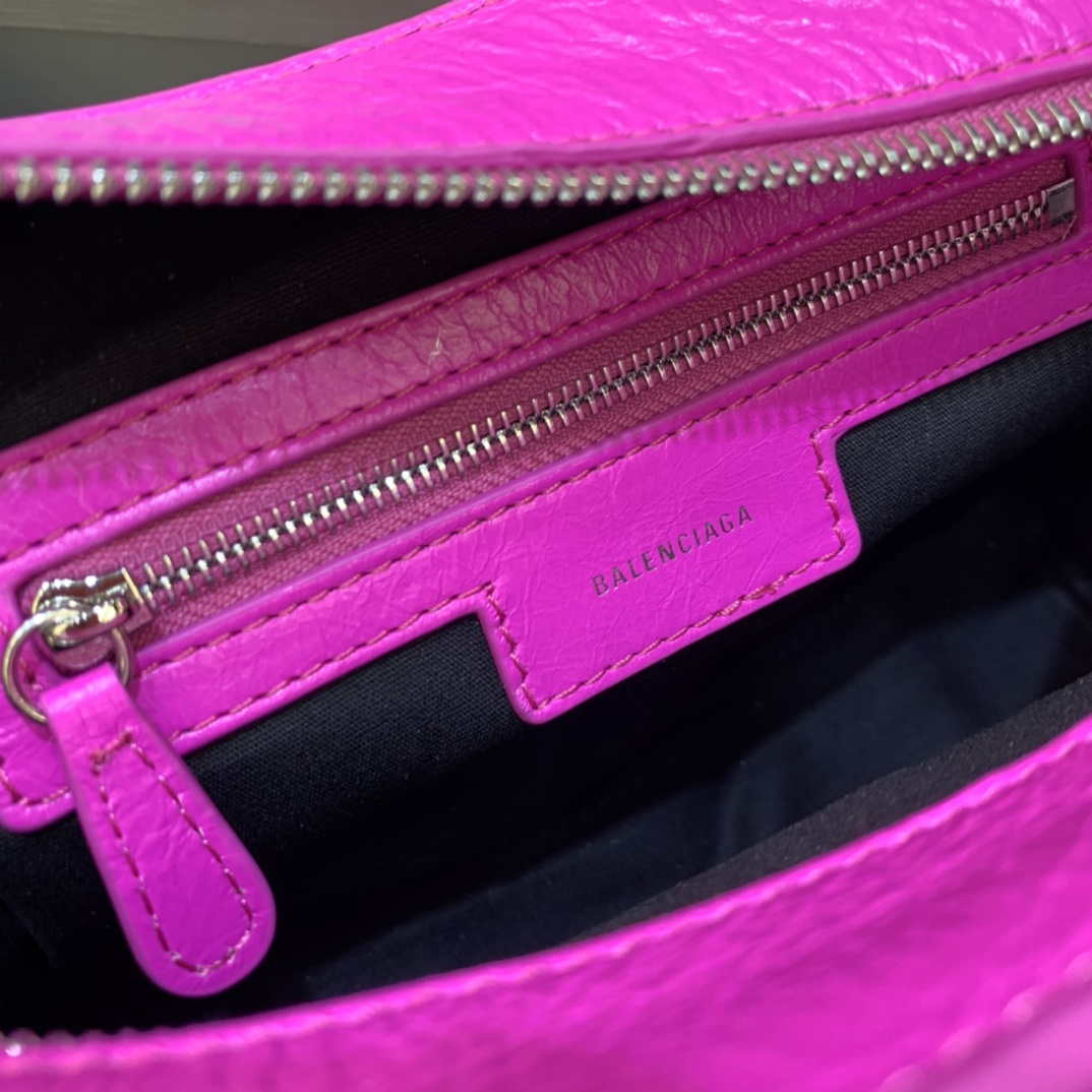 Balenciaga 700940210b Neo Cagole City HandBolsa en Sky Pink Arena Lambsker-5