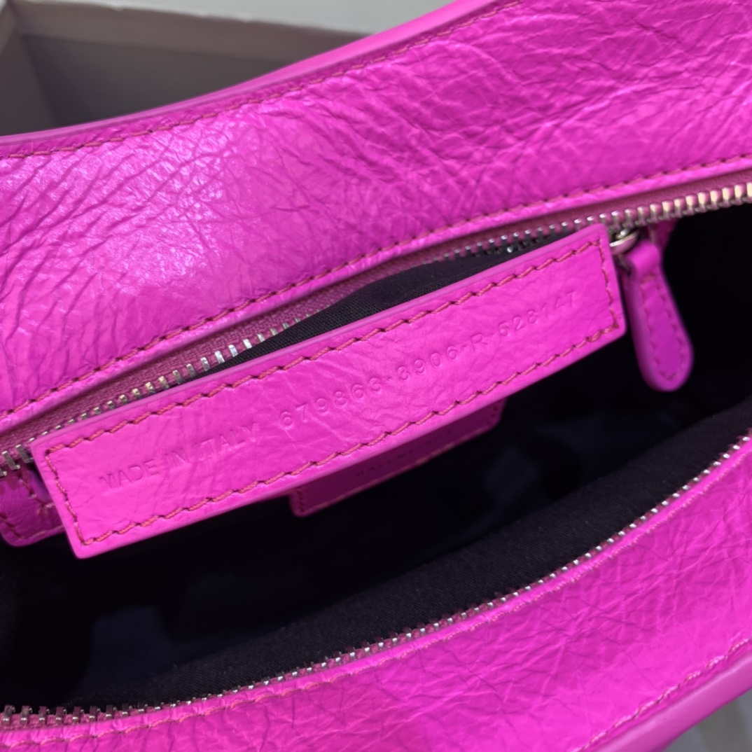 Balenciaga 700940210b Neo Cagole City HandBolsa en Sky Pink Arena Lambsker-6