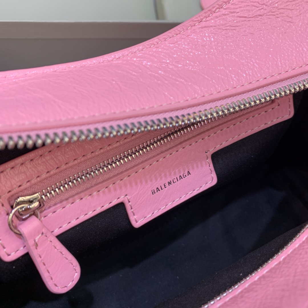Balenciaga 700940210b Neo Cagole City HandBolsa en Pink Arena Lambsker-5