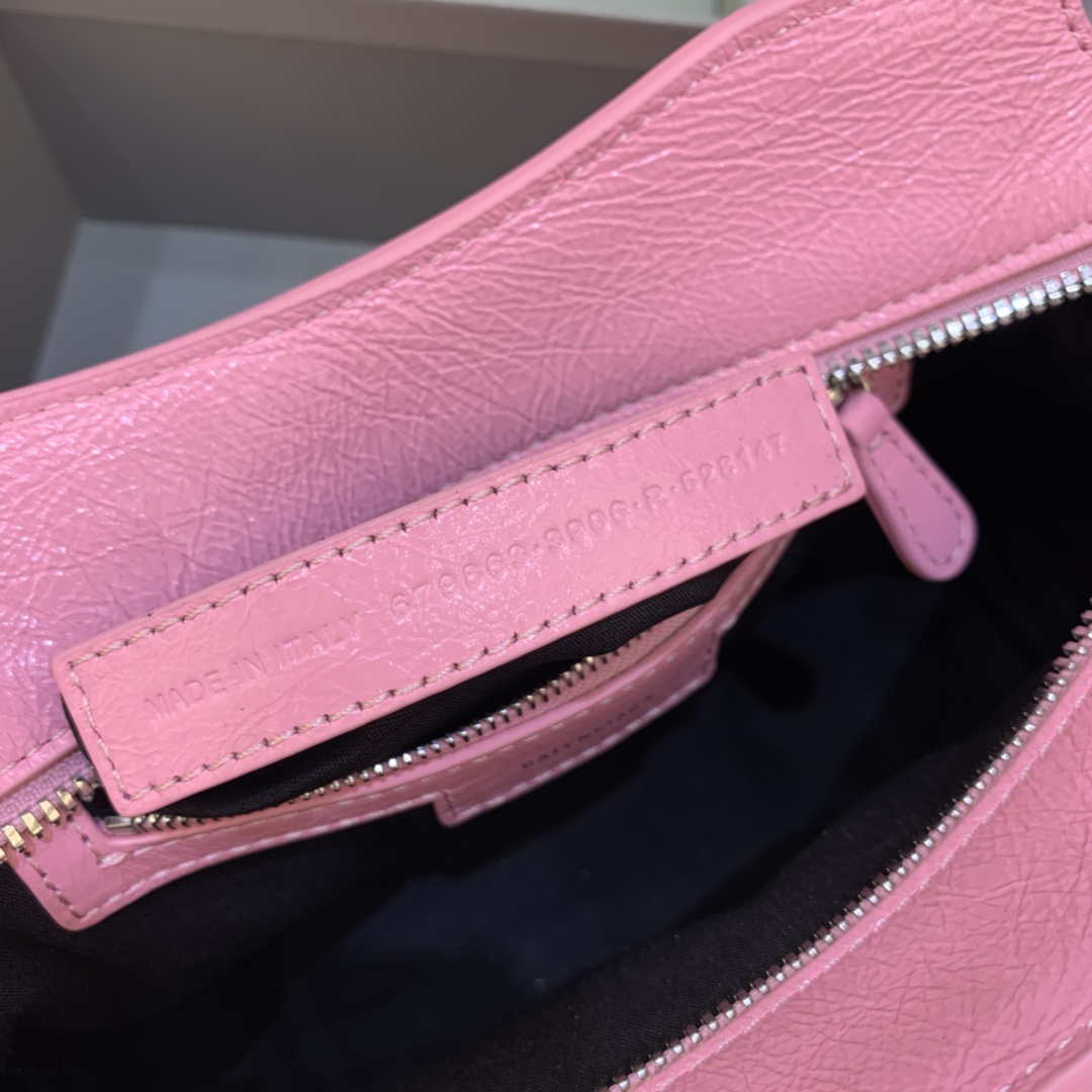 Balenciaga 700940210b Neo Cagole City HandBolsa en Pink Arena Lambsker-6