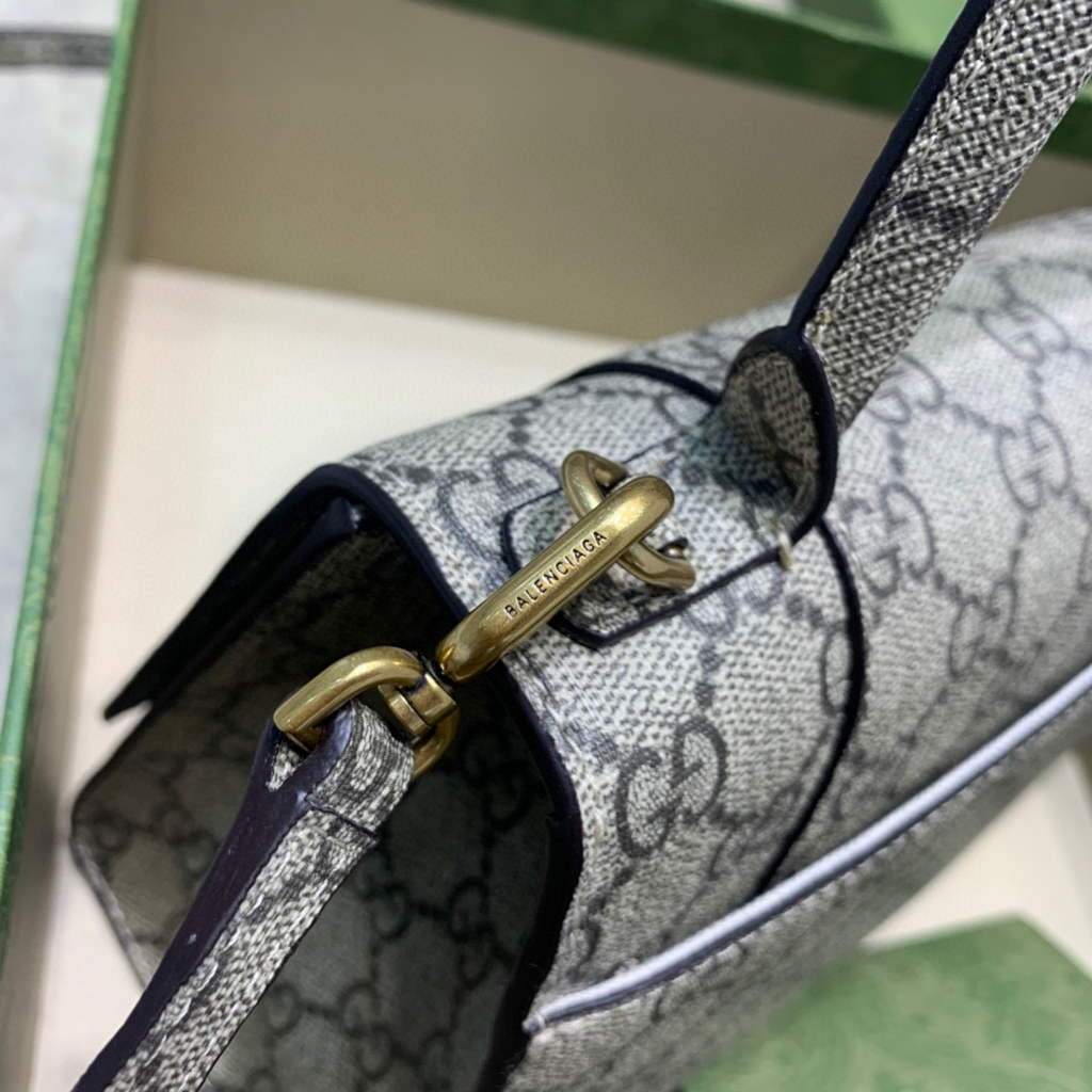 Balenciaga 593546 Hourglass Small Top Many Ternfskin Apricot-3