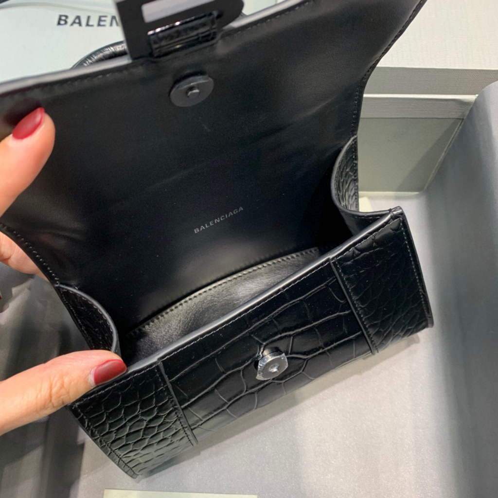 Balenciaga 592833 Bolsa de mango superior XS XS Black-5
