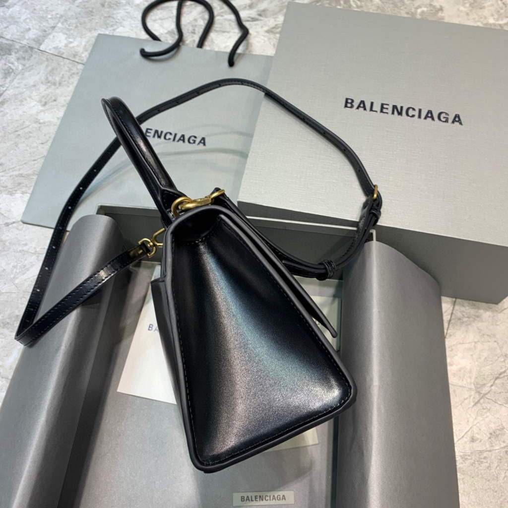 Balenciaga 593546 Hourglass Small Top Many Bordfskin Gold Gold-1