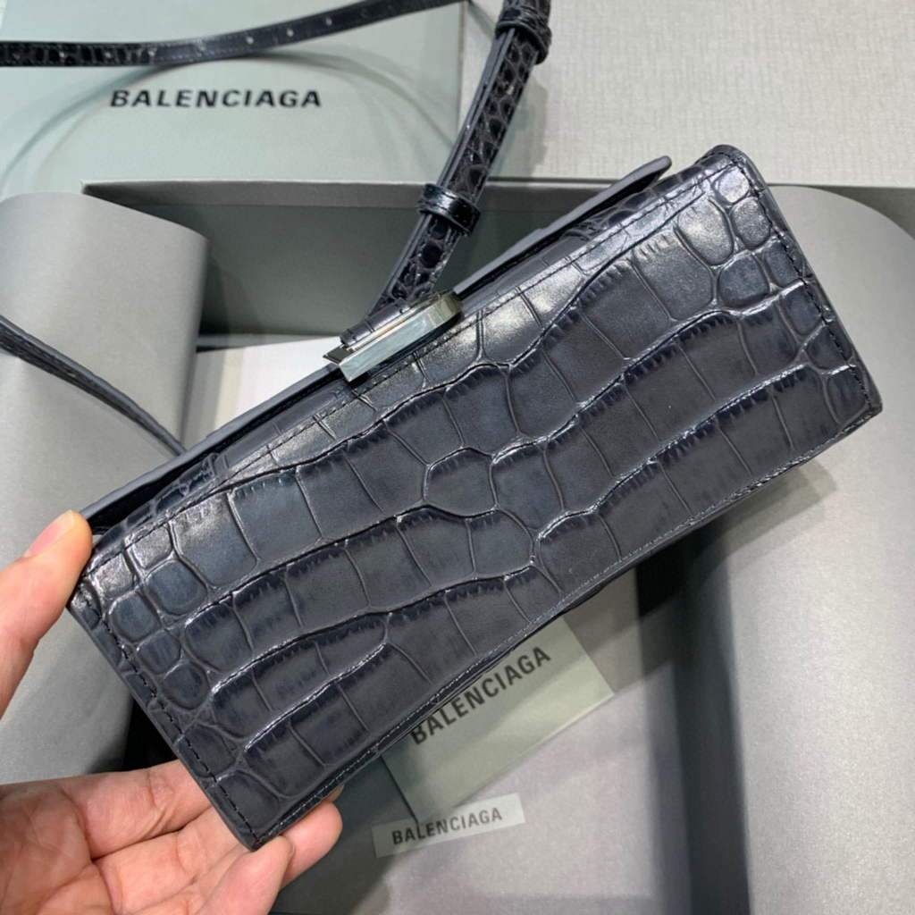 Balenciaga 592833 Bolsa de mango superior XS XS Silver Silver-2