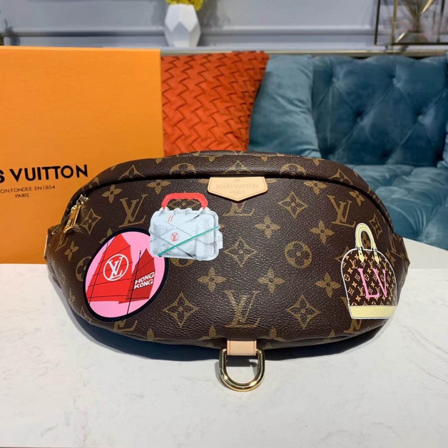 Louis Vuitton Monogram Canvas BumBolsa M43644 My LV World Tour-1