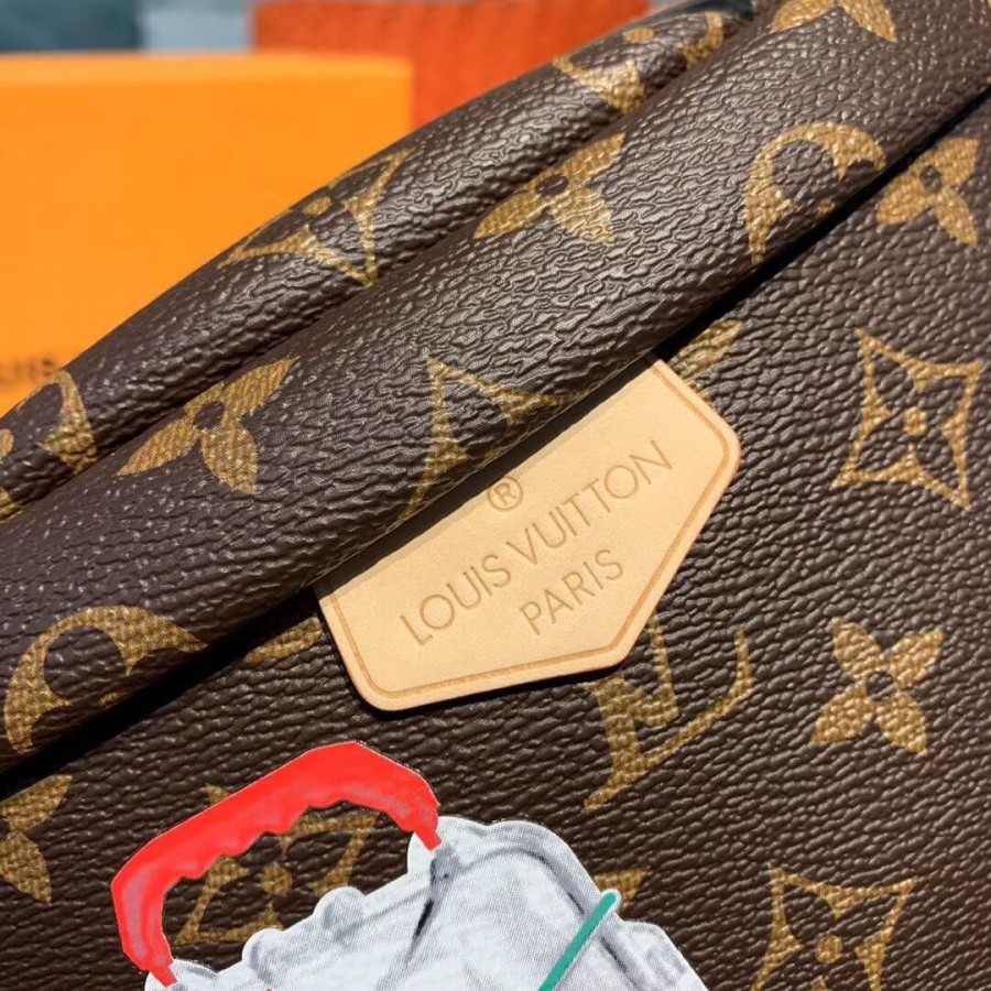Louis Vuitton Monogram Canvas BumBolsa M43644 My LV World Tour-3