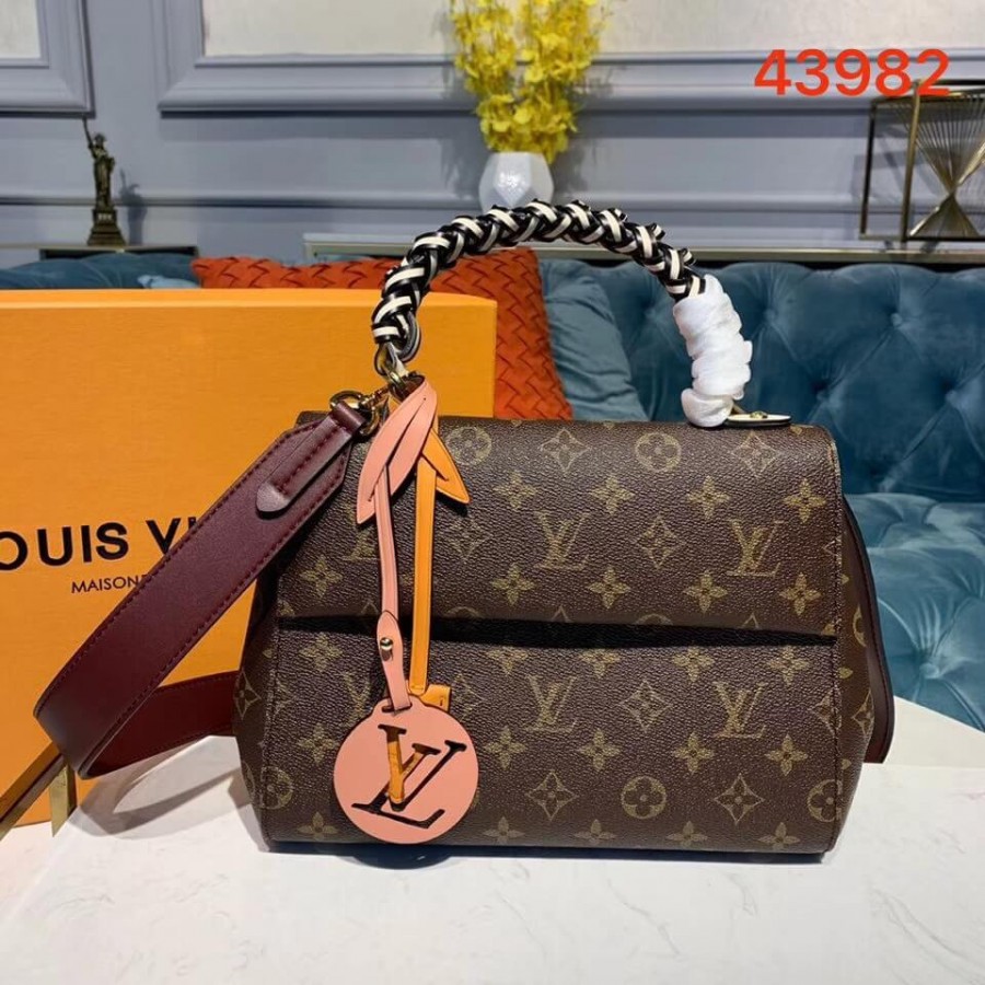 LUNIS VUITTON Monogram Canvas Cluny BB M43982-1