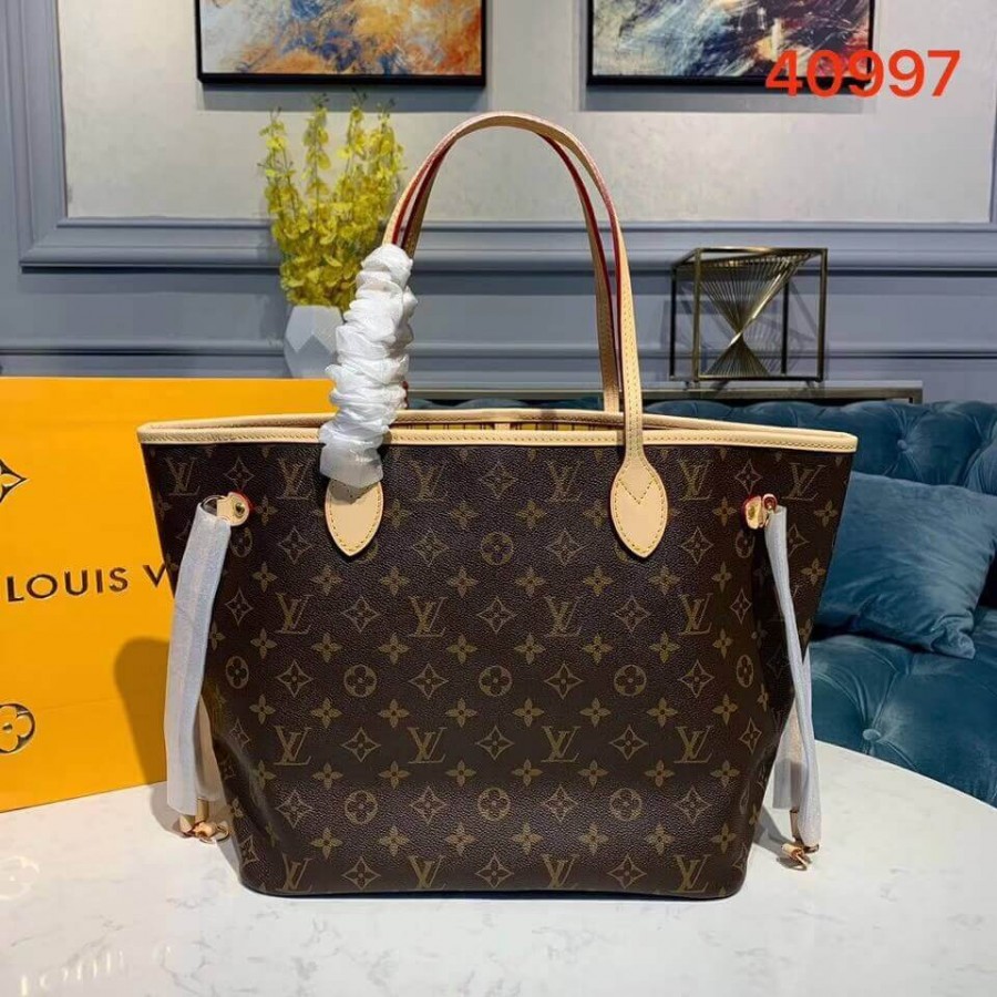 lienzo de monogram louis vuitton no full mm m40997 amarillo-1