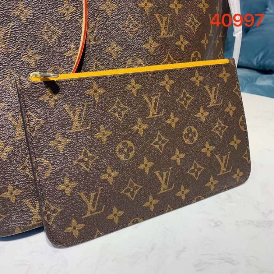 lienzo de monogram louis vuitton no full mm m40997 amarillo-4