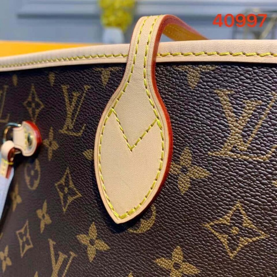 lienzo de monogram louis vuitton no full mm m40997 amarillo-5