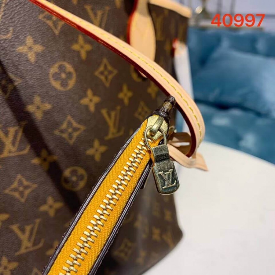 lienzo de monogram louis vuitton no full mm m40997 amarillo-6