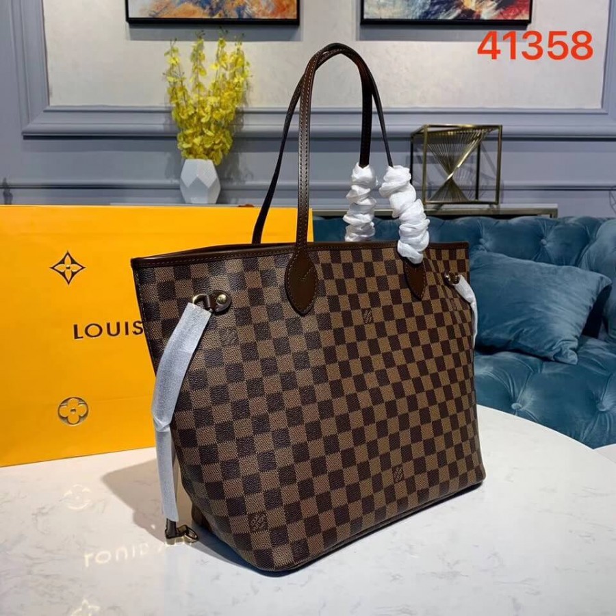 Louis Vuitton Damier Ebene Canvas no Full MM N41358-2