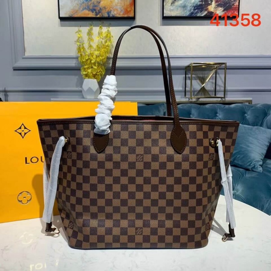 Louis Vuitton Damier Ebene Canvas no Full MM N41358-3