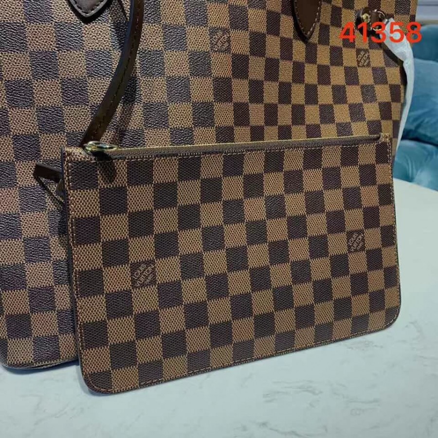 Louis Vuitton Damier Ebene Canvas no Full MM N41358-5
