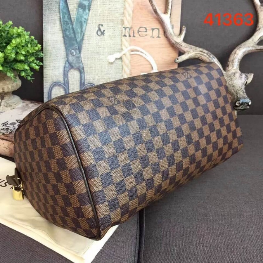 Louis Vuitton Damier Ebene Canvas Speedy 35 N41363-2