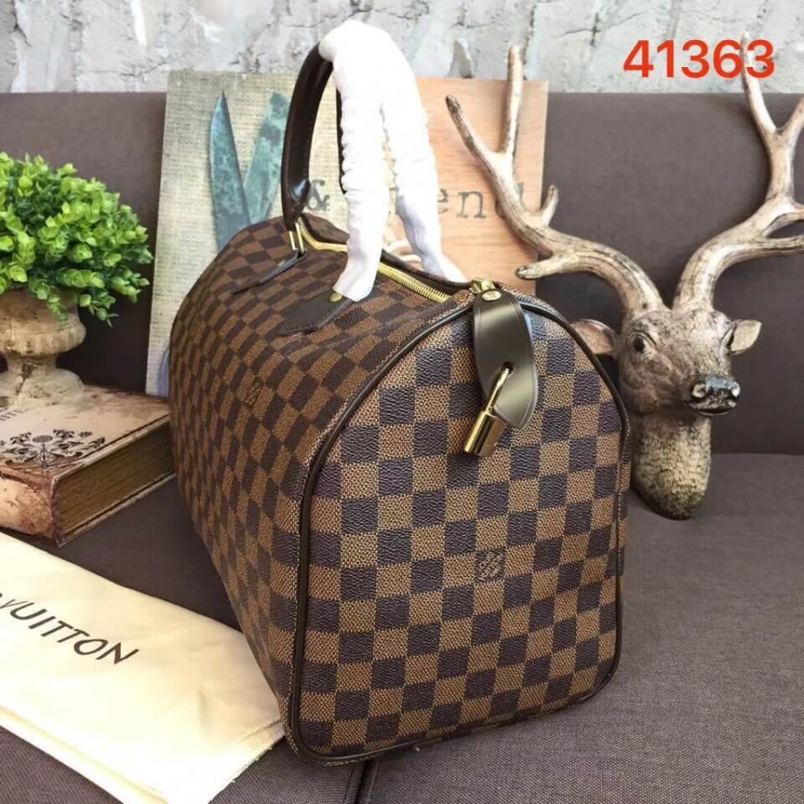 Louis Vuitton Damier Ebene Canvas Speedy 35 N41363-3