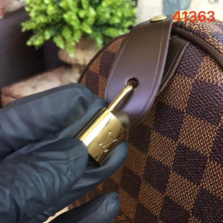 Louis Vuitton Damier Ebene Canvas Speedy 35 N41363-5