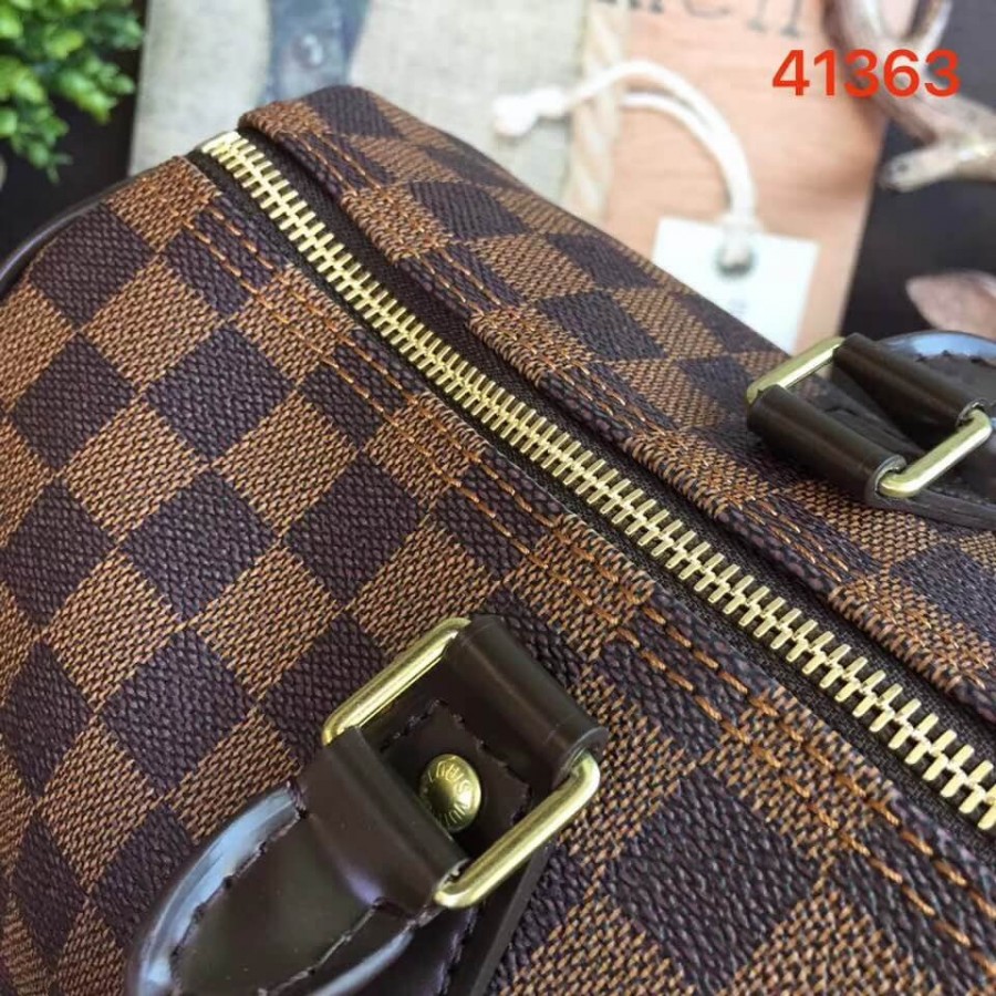 Louis Vuitton Damier Ebene Canvas Speedy 35 N41363-7