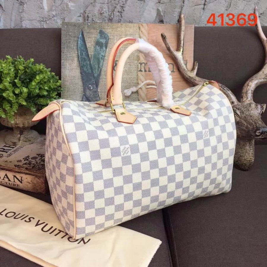 Louis Vuitton Damier Azur Canvas Speedy 35 N41369-1
