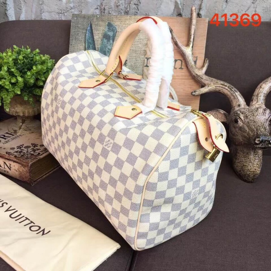 Louis Vuitton Damier Azur Canvas Speedy 35 N41369-3
