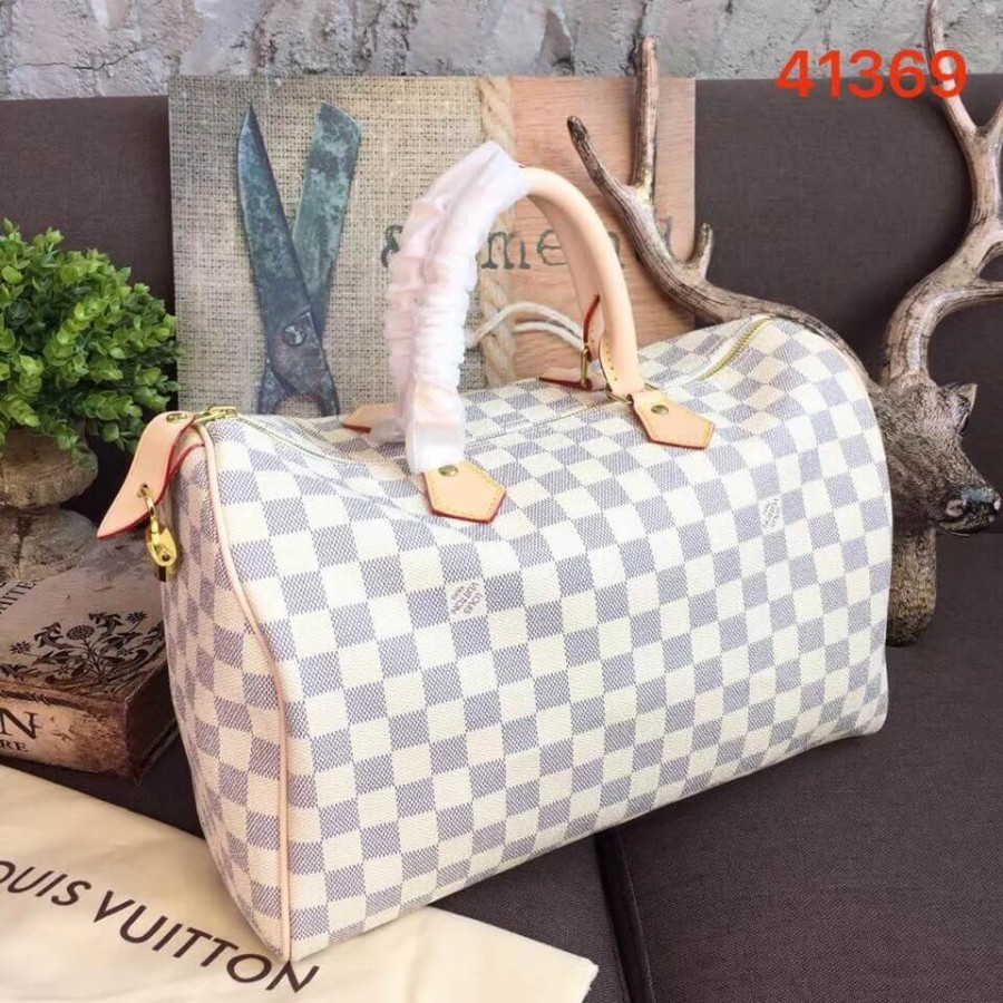 Louis Vuitton Damier Azur Canvas Speedy 35 N41369-4