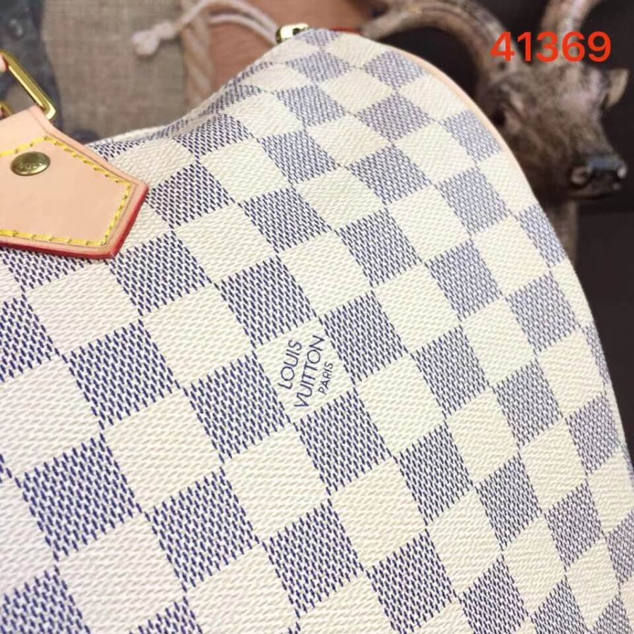 Louis Vuitton Damier Azur Canvas Speedy 35 N41369-6