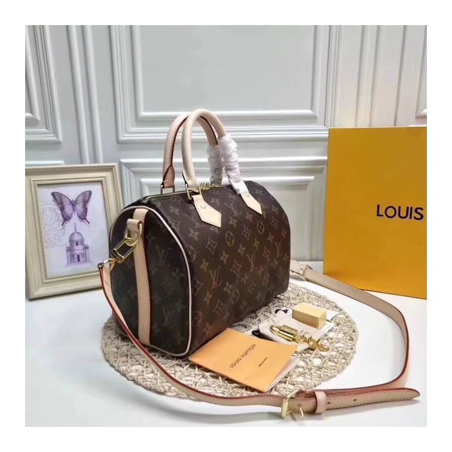 Louis Vuitton Monogram Canvas Speedy Bandouliere 25 M41113-2